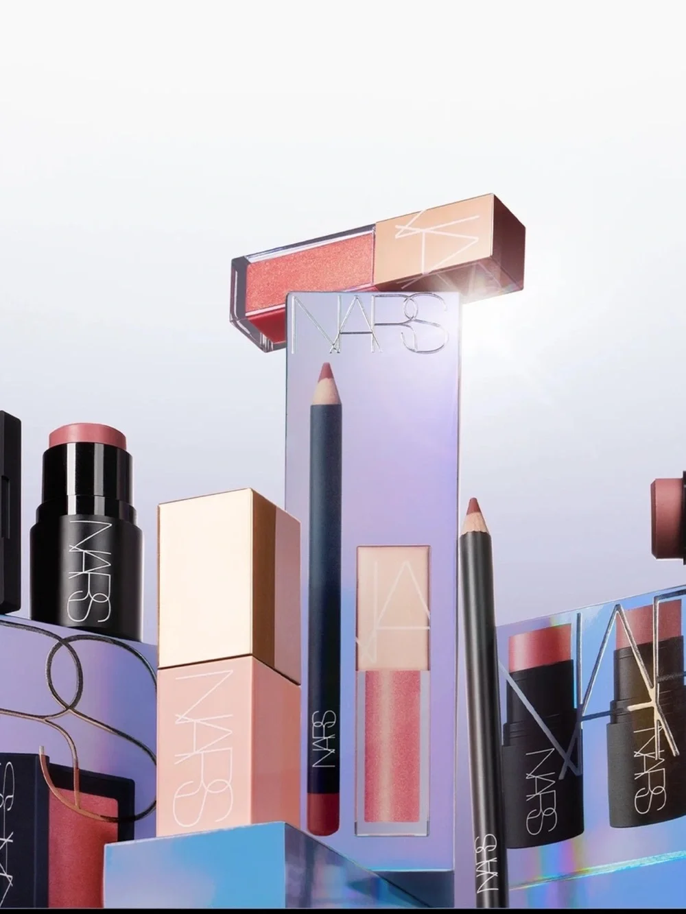 NARS LIMITED EDITION LINE & SHINE LIP DUO;—ROSEBUD / ORGASM